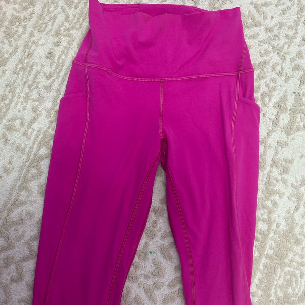 Lululemon Pink High-Waisted Leggings